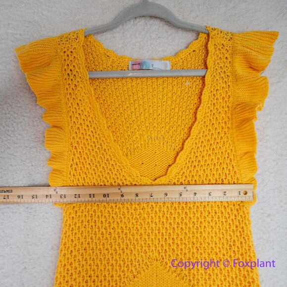 New! Free People Beach Mykonos Sweater Knit Beach Cover‎ Up Dress, size M - Picture 6 of 16